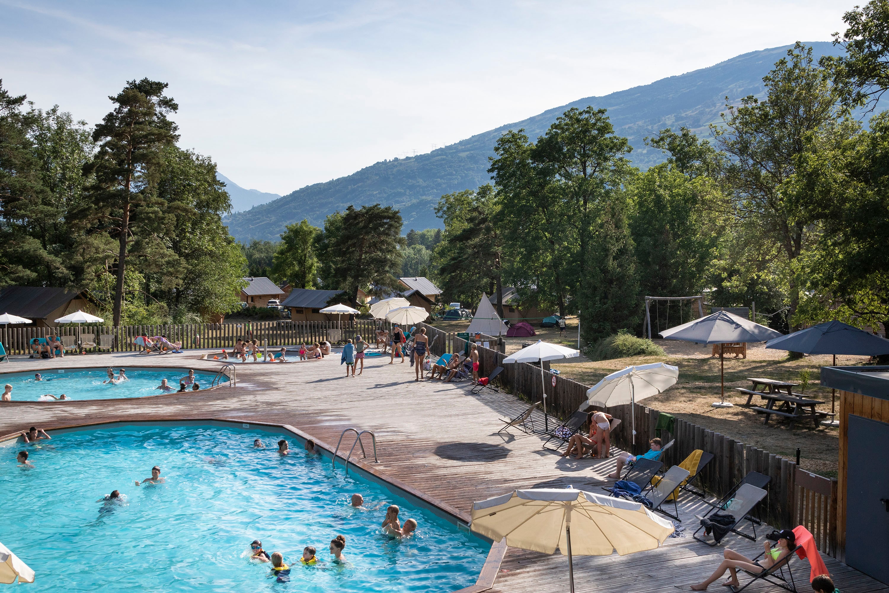 Camping Huttopia Bourg-St-Maurice.