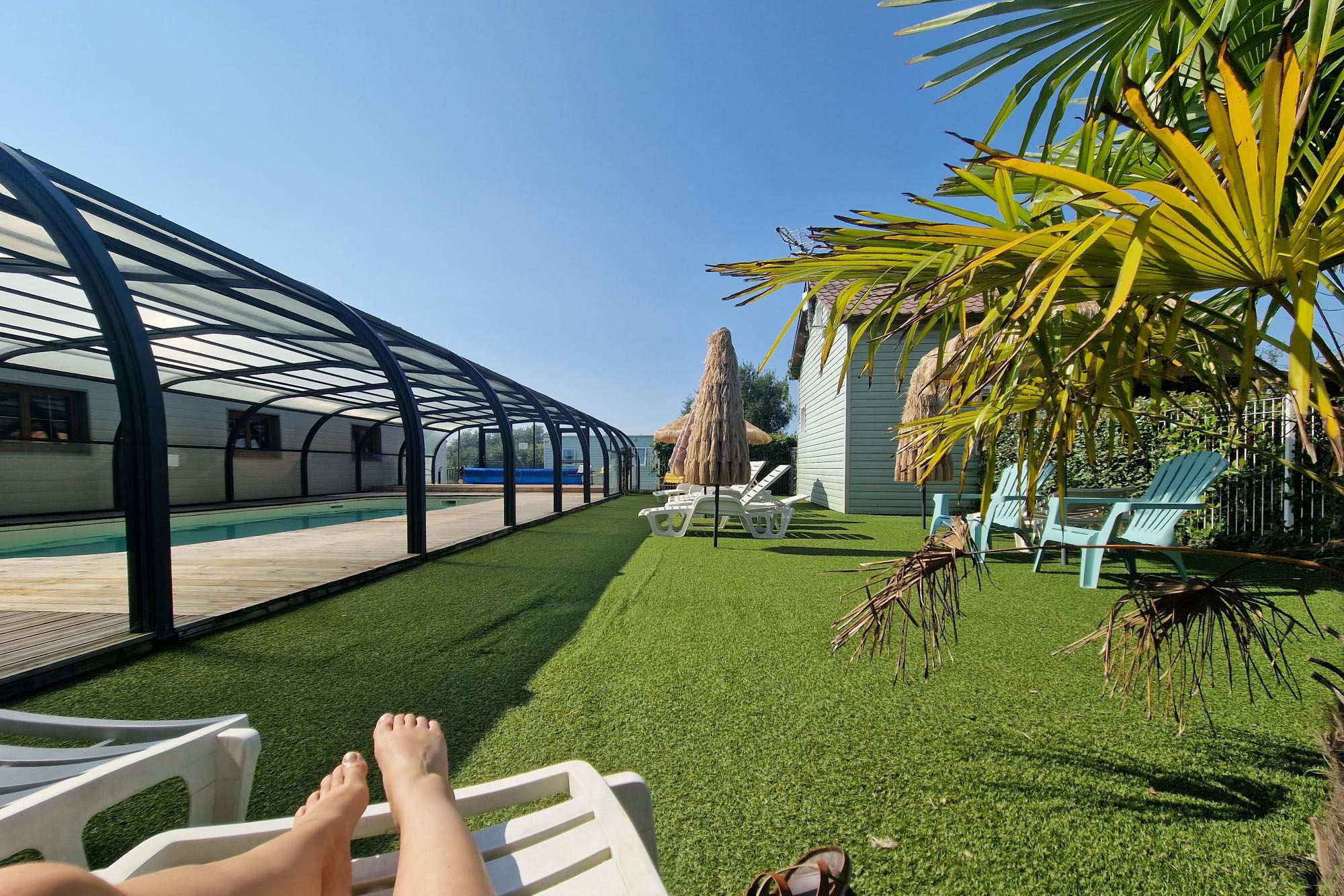 Camping Les P'tites Maisons dans la Prairie.