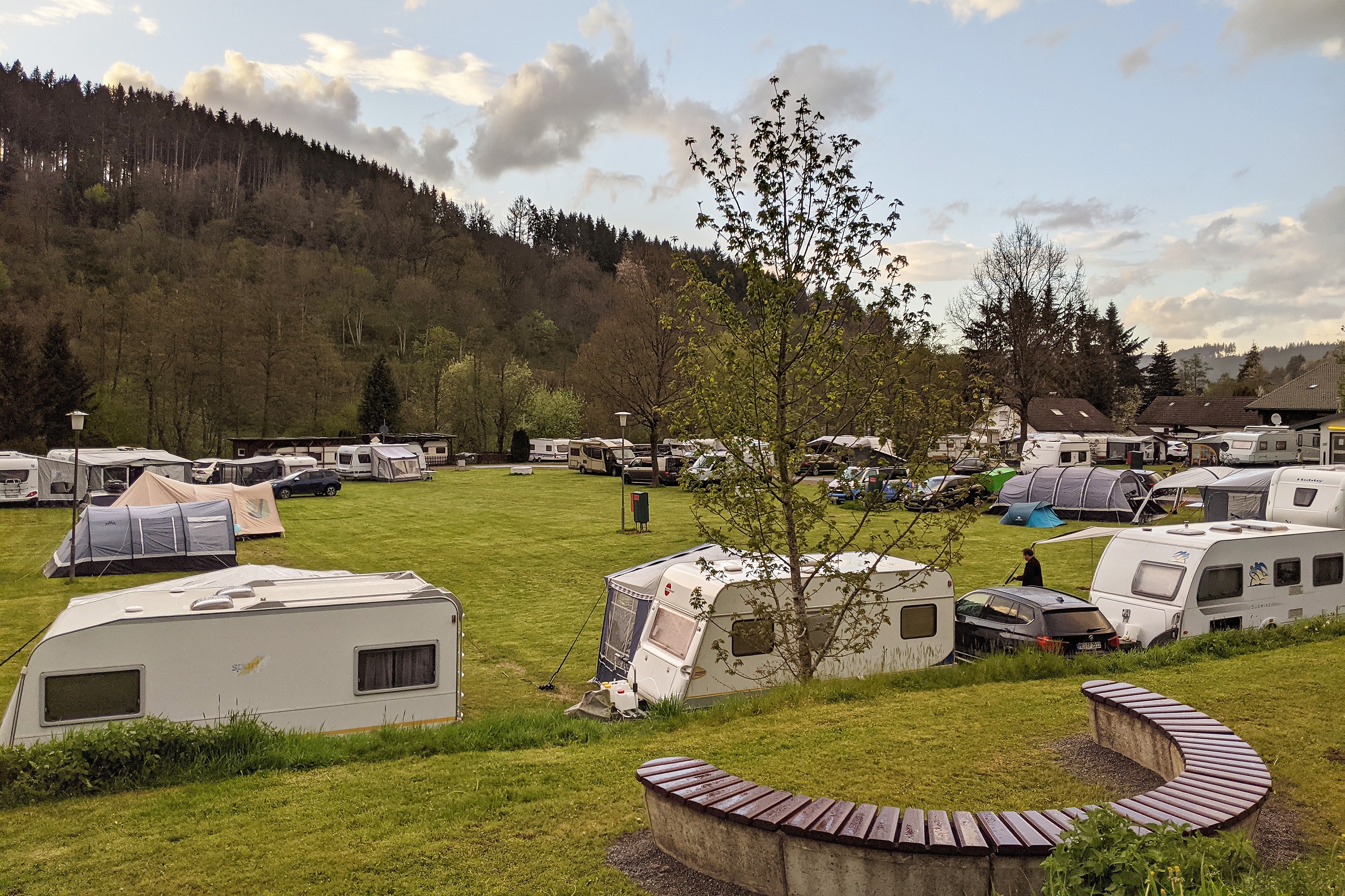 Wildbach camping