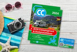 EUROPA Przewodnik CampingCard ACSI i karta rabatowa 2024