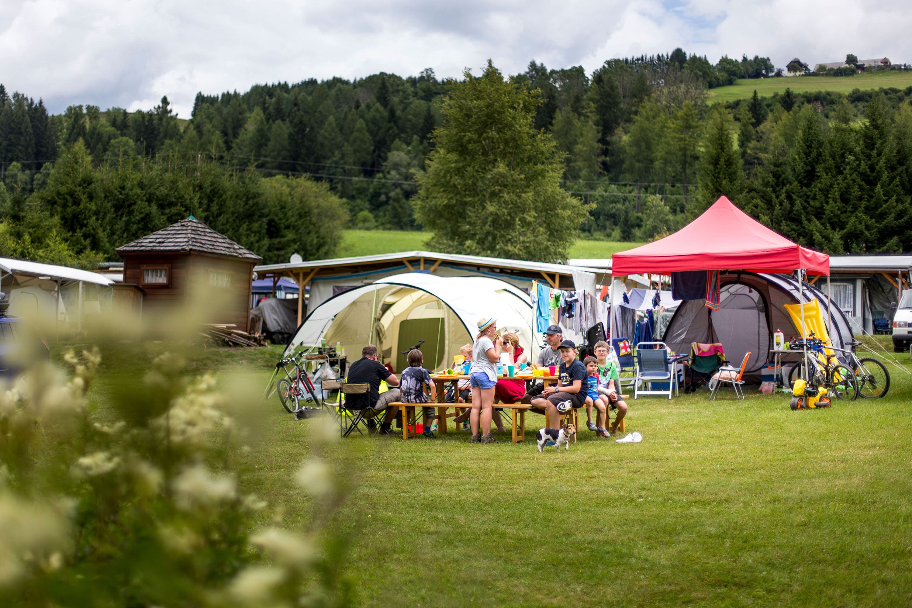 Camping am Badesee