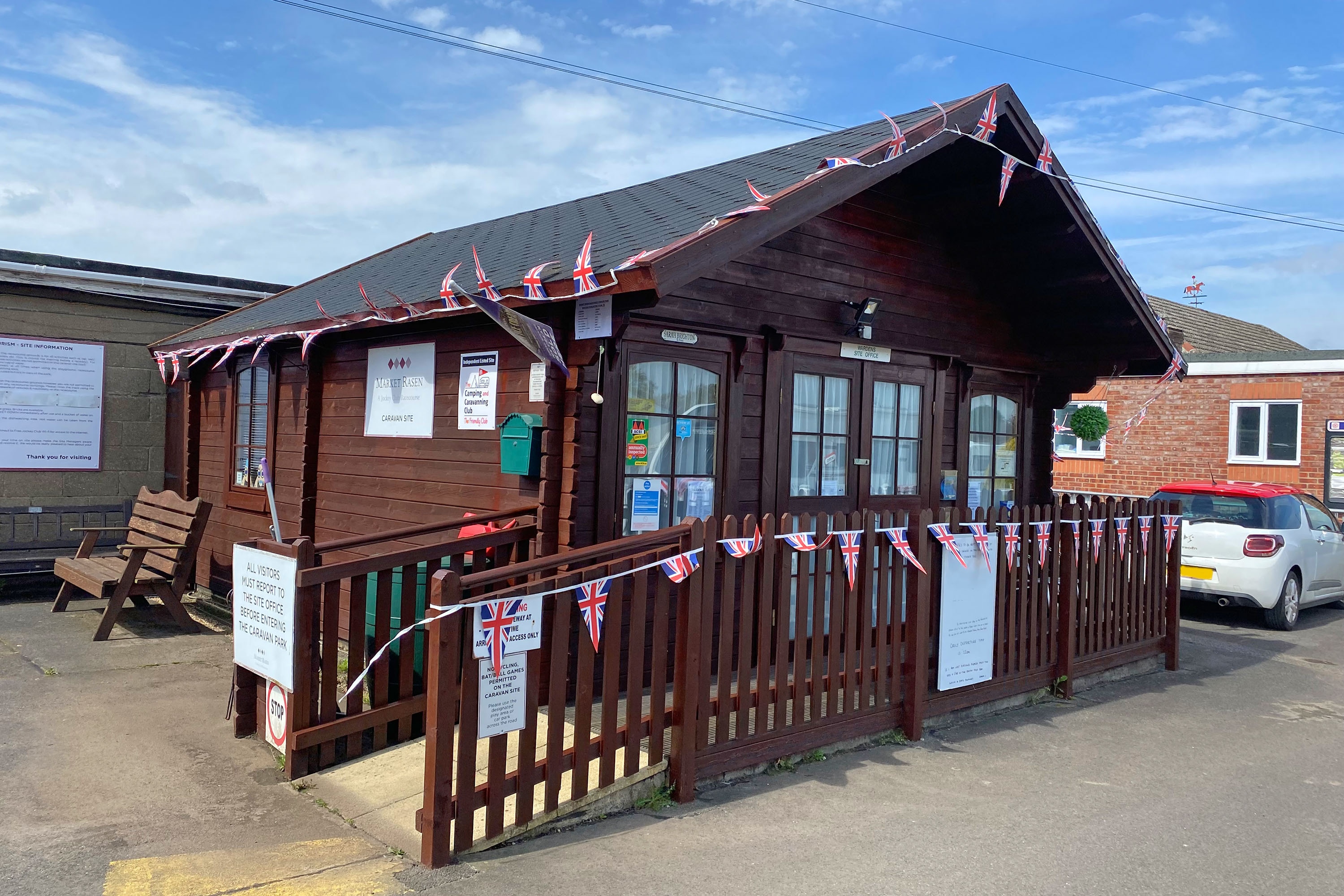 Market Rasen Racecourse Caravan Club Site