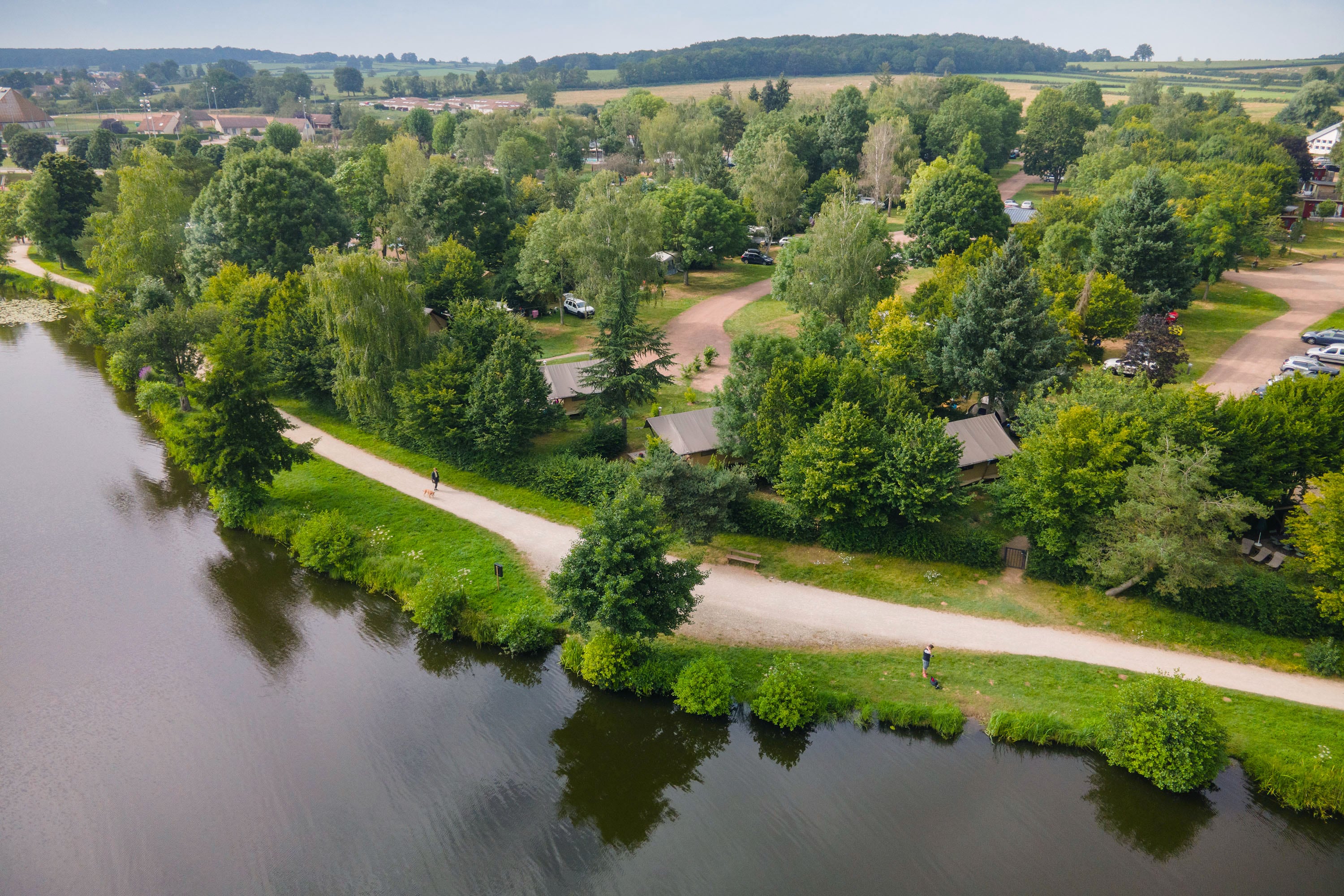 Camping Huttopia Étang de Fouché.