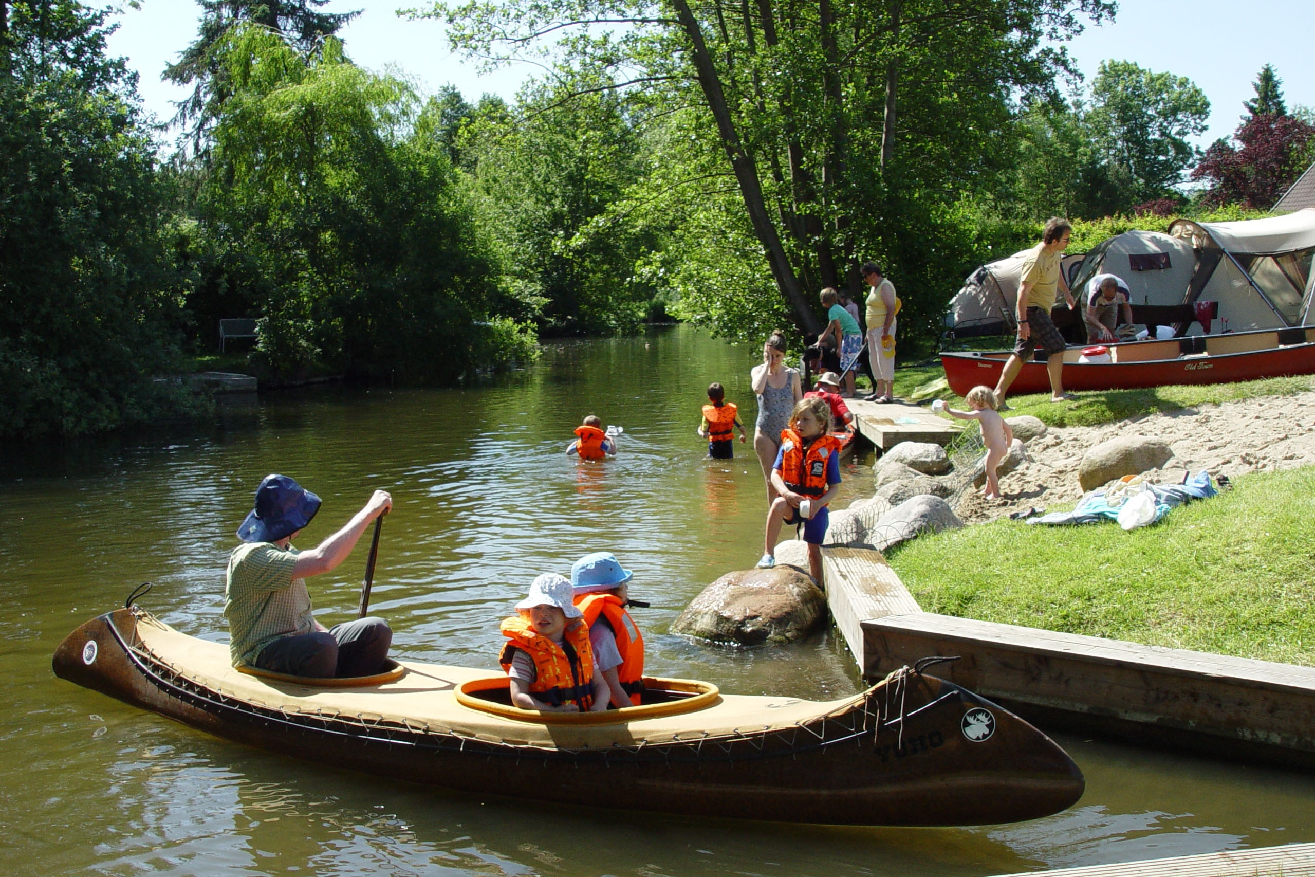 Camping An der Schwentine